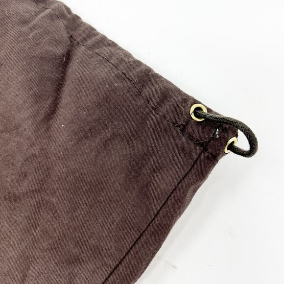 Gucci Made In Italy Drawstring Cotton Luxury Dust Bag Storage‎ 14" x 17" Brown - Picture 3 of 5